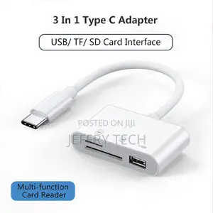 Type C Adapter USB TF SD Card Reader for Macbook Samsung Hua