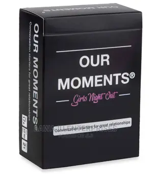 Our Moments Girls Night Out Card Game - 100 Cards (Age:17+)