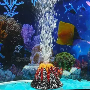 Volcano Air Bubbler Fish Tank Aquarium Decor