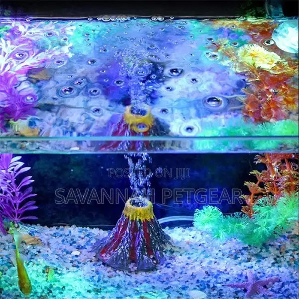 Volcano Air Bubbler Fish Tank Aquarium Decor