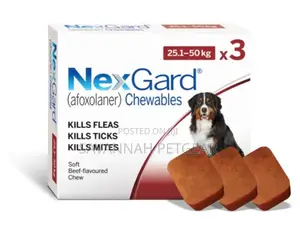 Nexgard Chewables for Large Dogs (25-50 Kg) Flea Tick Treat