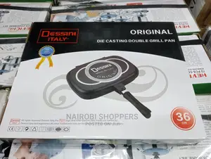 Dessini 36cm Die Casting Double Grill Pan