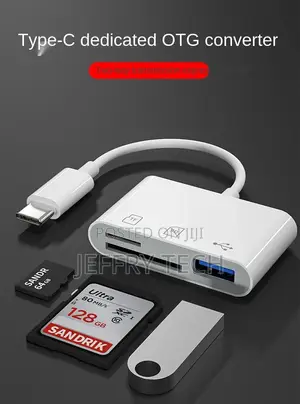 Type-C Adapter TF CF SD Memory Card Reader OTG Writer Compac