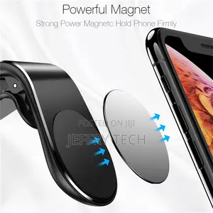 L-Type Magnetic Car Phone Holder Universal Air Vent Car Phon