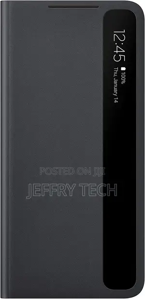 S21 Plus Clear View Cover BLACK