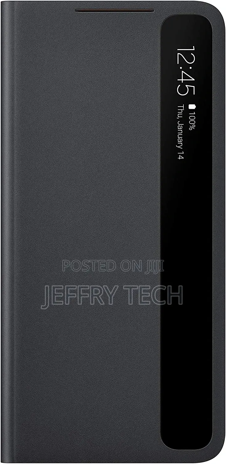 S21 Plus Clear View Cover BLACK