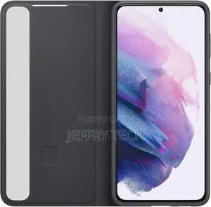 S21 Plus Clear View Cover BLACK