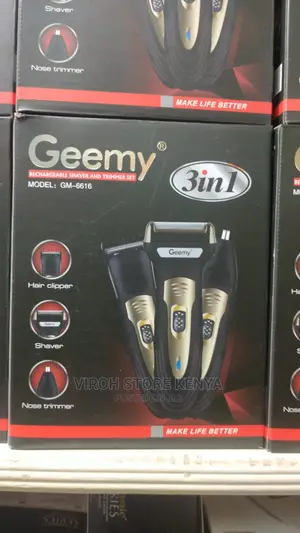 Geemy 3 in 1 Rechargeable Shaver and Trimmer