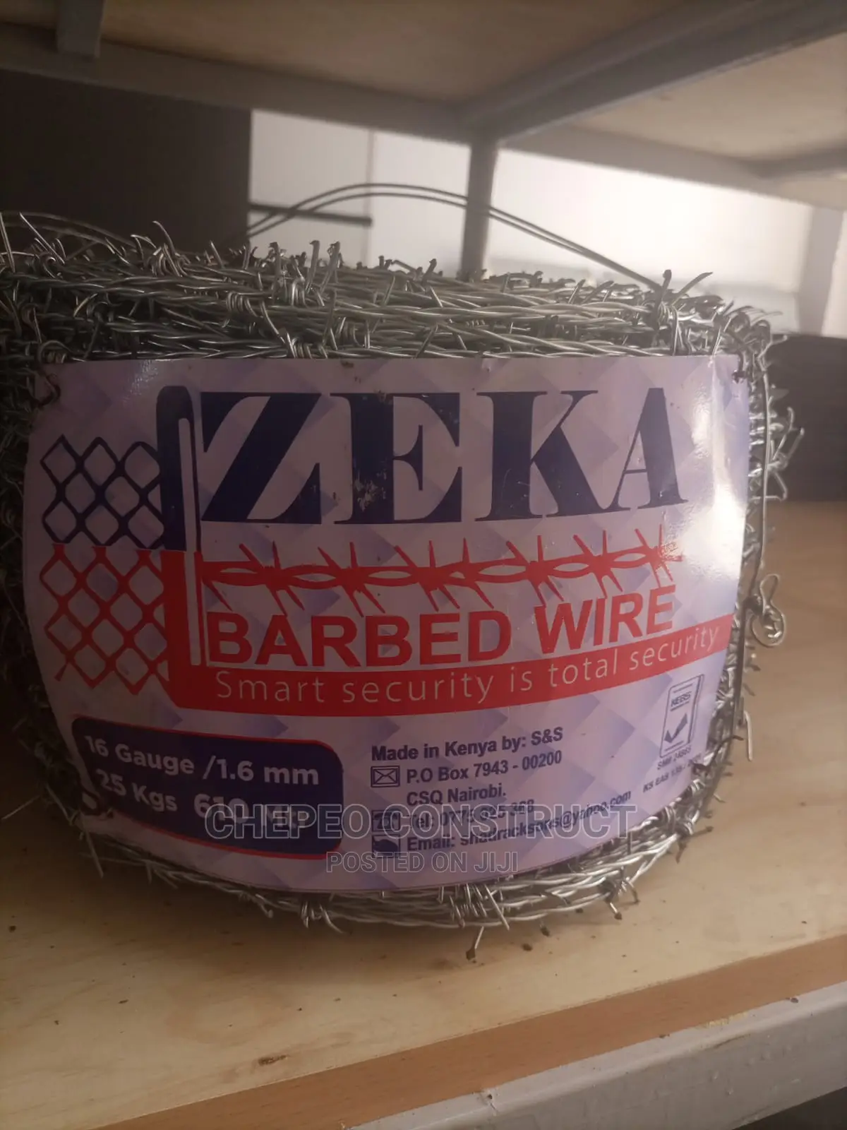 High Quality ZEKA Barbed Wire - 610m