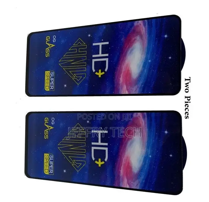 Glass Screen Protector for Samsung Galaxy A71 - 2pcs - Black