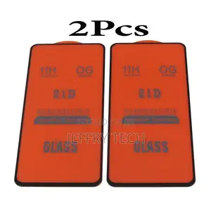 21D Glass Screen Protector for Samsung Galaxy A21s - Two Pie