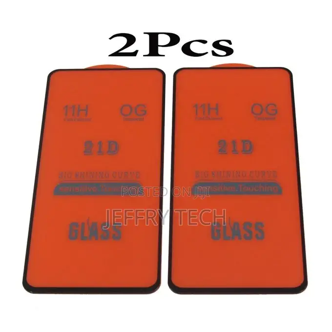 21D Glass Screen Protector for Samsung Galaxy A21s - Two Pie