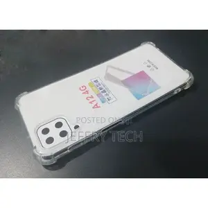 Anti-Shock Back Cover for Samsung Galaxy A12 - Transparent