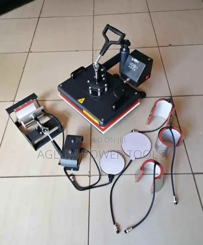 Heat Press Machine 5 in 1 Combo