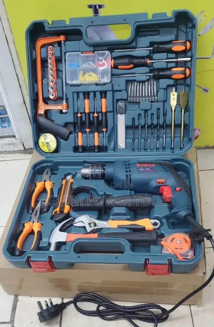 Bosch Toolset With Corded Drill