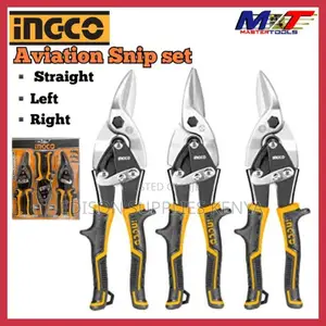 Aviation Snip Tin Snip Sets for Cutting Metal Sheets Ingco