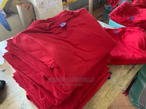 Red Plain Cotton T-Shirts