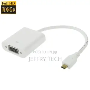 22cm Micro HDMI Male to VGA Female Video Adapter Cable, Sup
