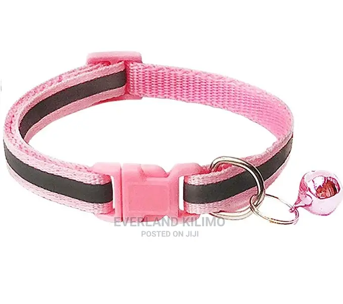 Pink Reflective Pet Collar