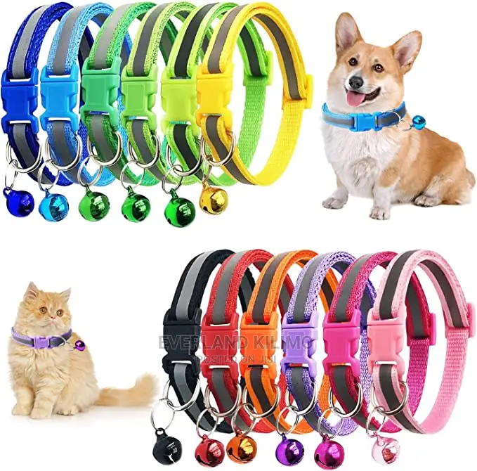 Nylon Reflective Dog Collar