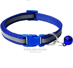Blue Pet Collar- Reflective