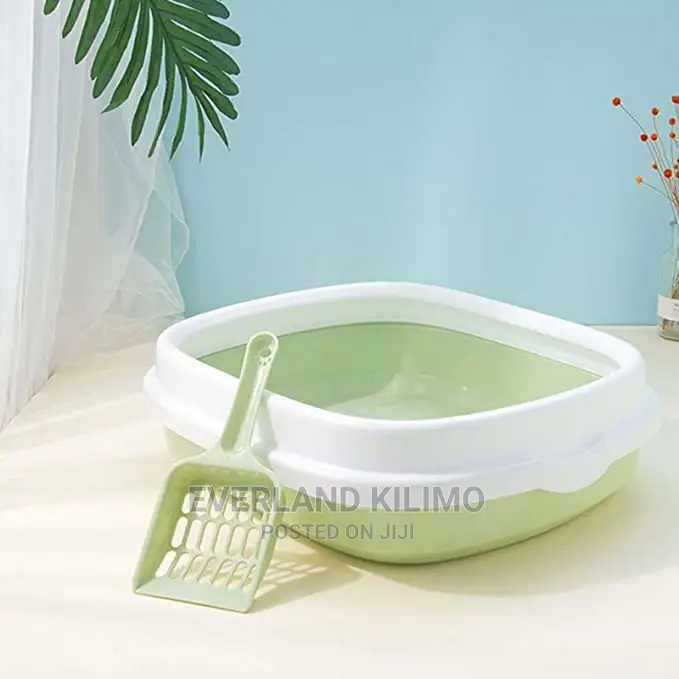 Cat Litter Box Plus Side Scoop