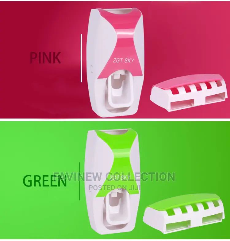 Toothbrush Holder/ Toothpaste Dispenser