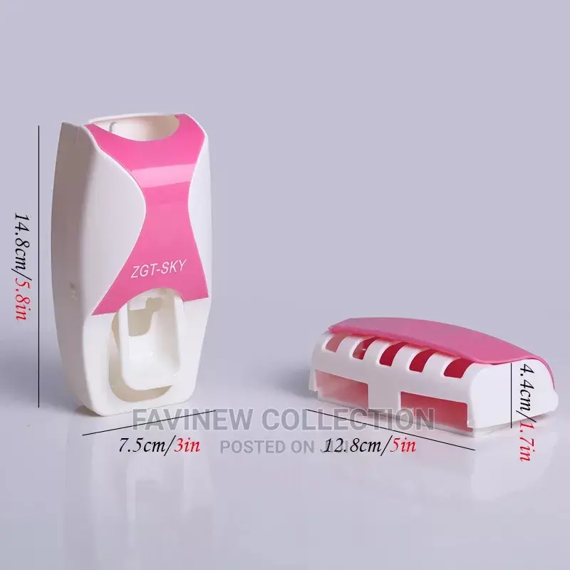 Toothbrush Holder/ Toothpaste Dispenser