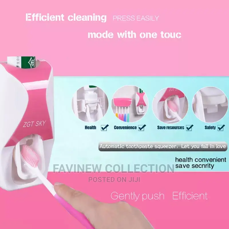 Toothbrush Holder/ Toothpaste Dispenser
