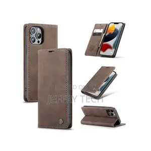 iPhone 13 Pro Max Flip Wallet Protection Leather Case Cover