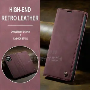 iPhone 14 Pro Max Flip Case Wallet Protection Leather Cover