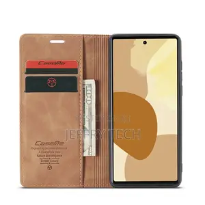 Caseme Google Pixel 6 Pro Wallet Magnetic Case Brown