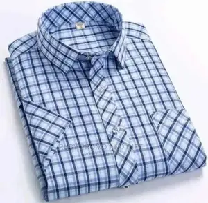 Men's Official Checked Short Sleeved Shirts
