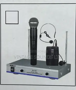 Max Dual 3in1 UHF Wireless Microphone System DH-767