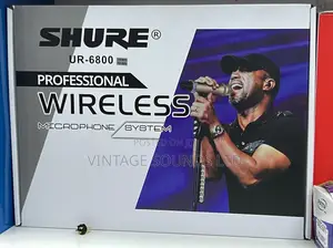 SHURE U-6800 Dual Channels UHF Wireless Microphone System