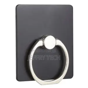 Ring Buckle Multifunction Cell Phone Holder(Black)