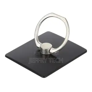 Ring Buckle Multifunction Cell Phone Holder(Black)