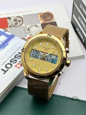 Tissot With Fusion of Digital and Analog Clock