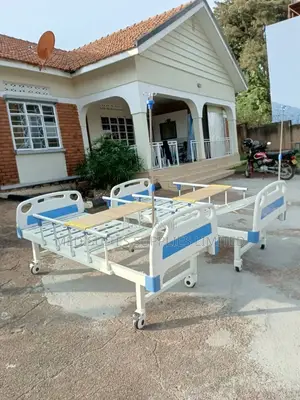 Single Cranks Hospital Bed Without Mattress.