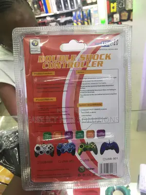 Double Shock Controller Game Pads All Wired