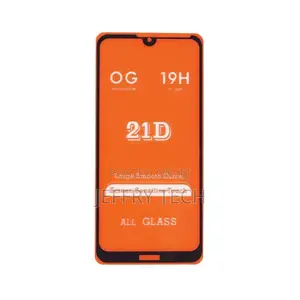 Glass Anti-Shock Screen Protector Black for Huawei Y7 Prime