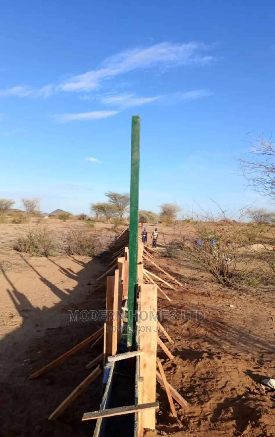 Galvanized Modern Security Fence