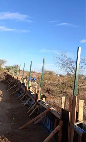 Galvanized Modern Security Fence