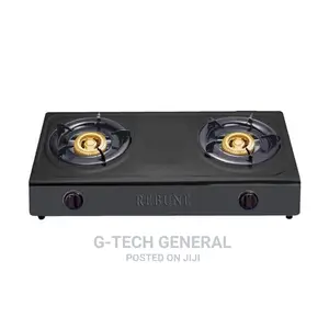 Rebune Black 2 Burner Gas Stove