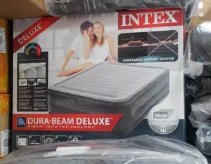Intex Queen Size Headboard Inflatable Air Bed.