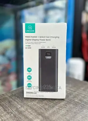 PB68 PD20W+QC3.0 Fast Charging Digital Display Powerbank