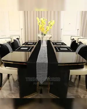 Black 13pcs European Luxury Silk Table Set