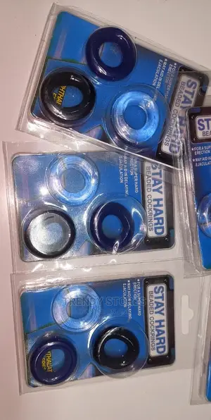 3pcs Silicone Penis Rings/Stretchy Ejaculation Delaying Aid