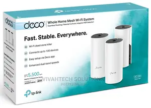 Tp-Link Deco M4 Ac1200 Whole Home Mesh Wi-Fi System (3 Pack)