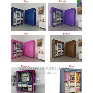 3 Column Metallic Wardrobes Available